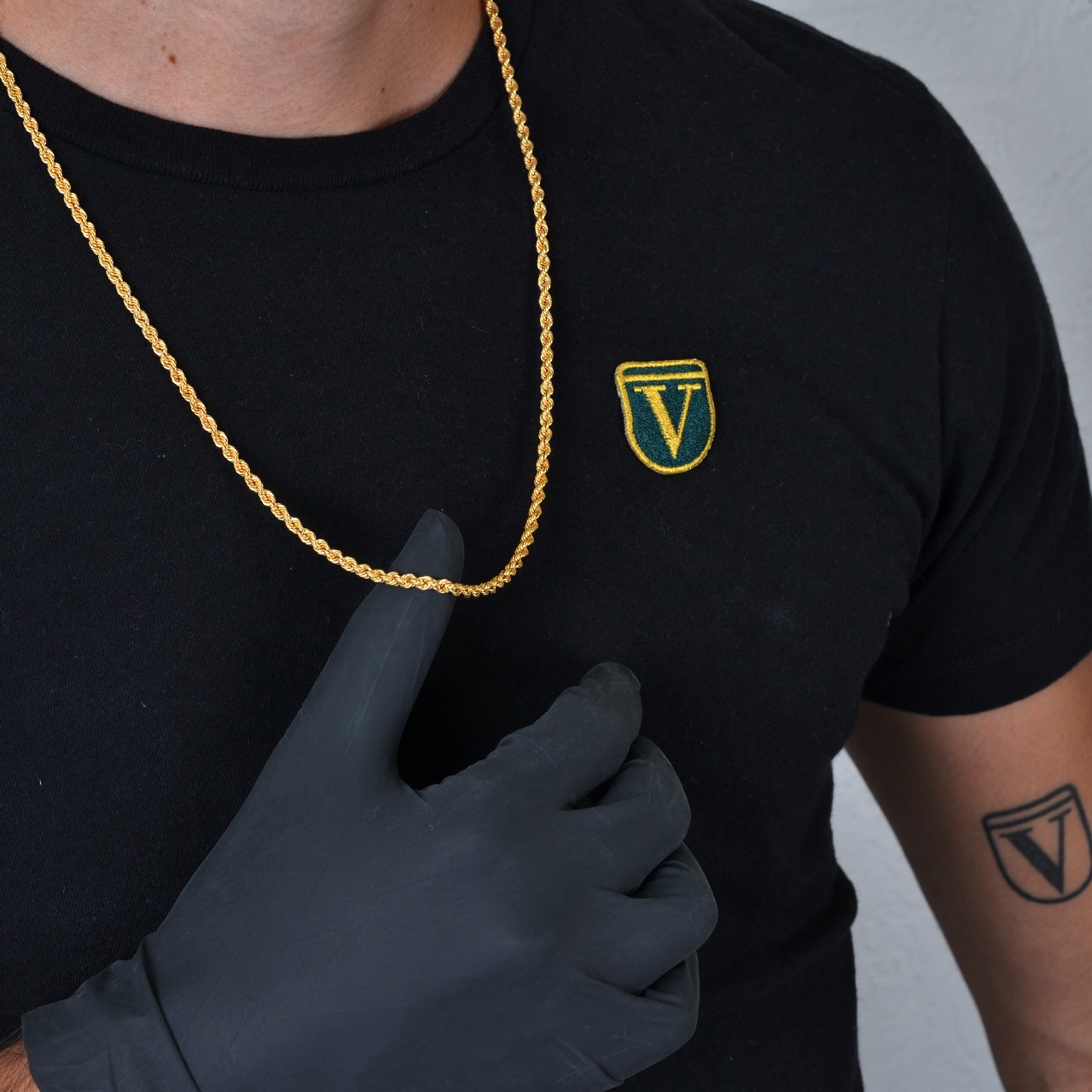  Cadena Torzal Italiano Oro Sólido 10k Torsal | 65cm - 4mm