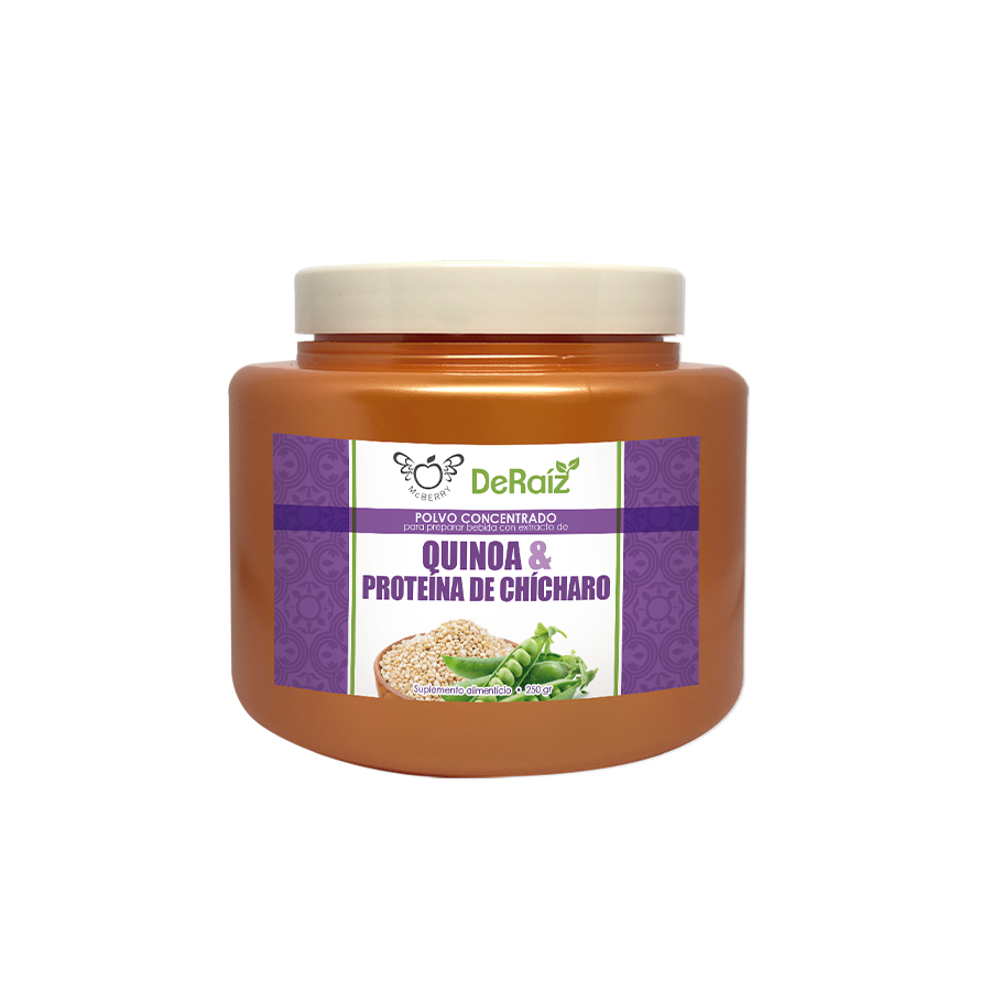 QUINOA Y PROTEINA DE CHICHARO LINEA DE RAIZ BY MCBERRY