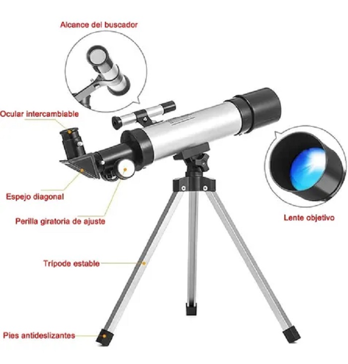 Telescopio Monocular Para Niños Y Adultos Principiantes 90x