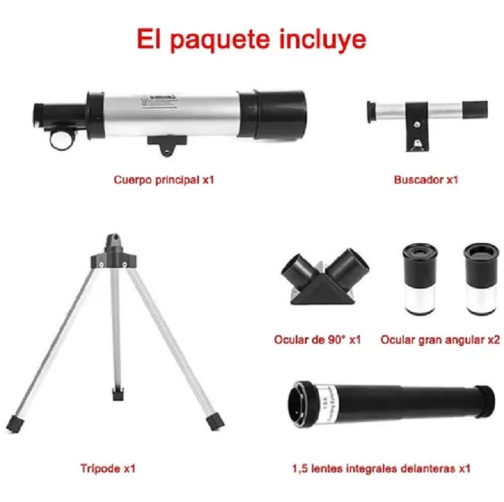 Telescopio Monocular Para Niños Y Adultos Principiantes 90x
