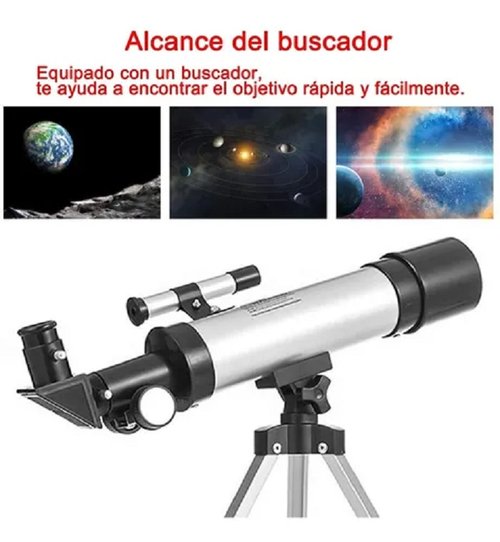 Telescopio Astronómico Portátil de Refracción Recubrimientos GENERICO