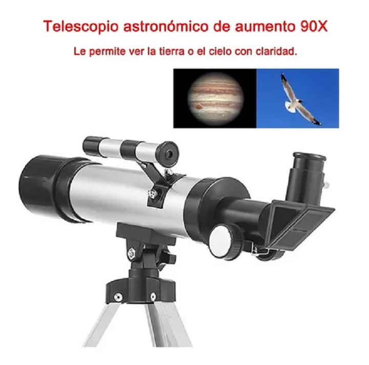Telescopio Astronómico Portátil de Refracción Recubrimientos GENERICO