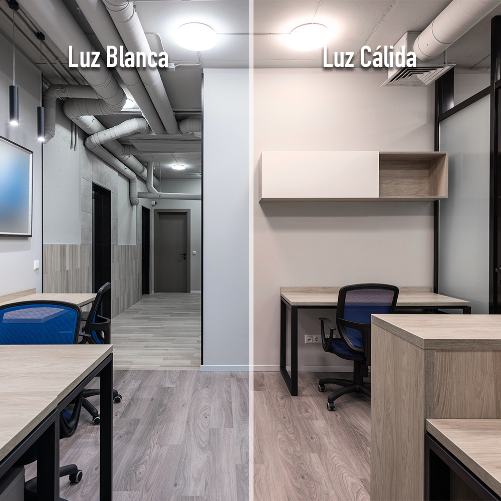 Panel Led Icon Downlight De Alta Potencia 9w Luz Fría Pack De 2 Piezas