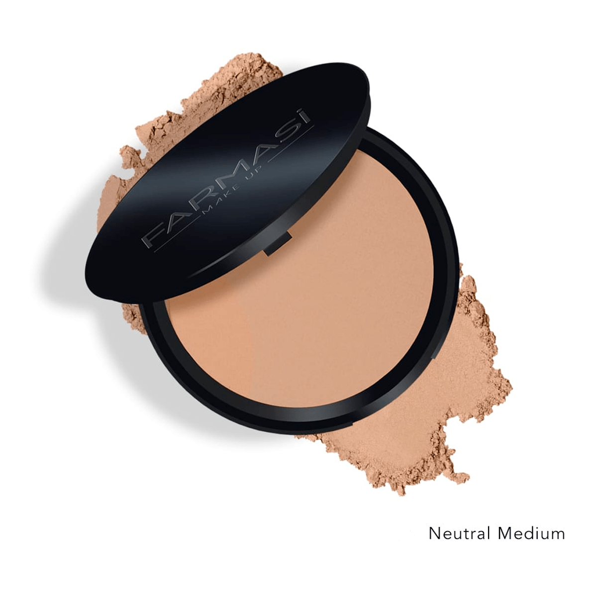 Maquillaje Polvo Compacto Mate Farmasi  Rostro Perfecto Textura Sedosa Cobertura Total