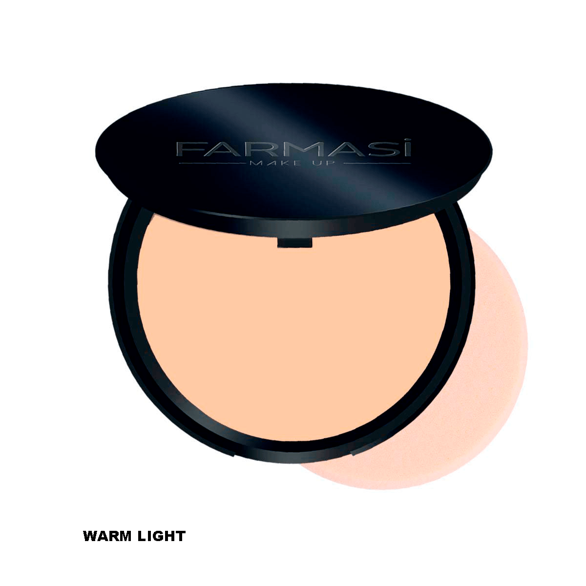 Maquillaje Polvo Compacto Mate Farmasi  Rostro Perfecto Textura Sedosa Cobertura Total