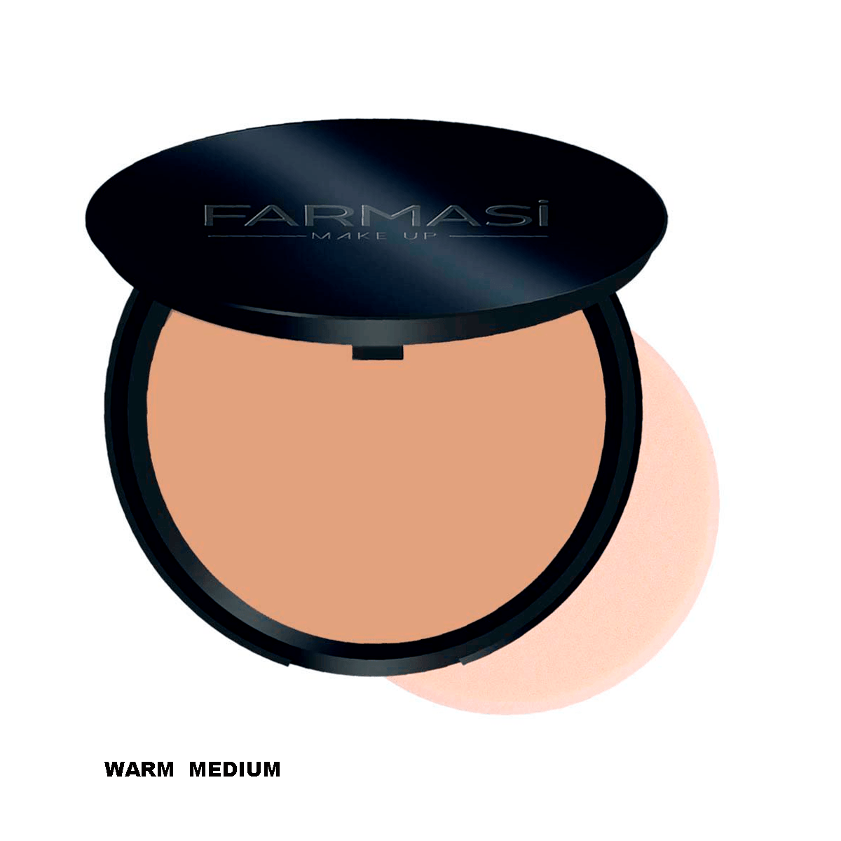 Maquillaje Polvo Compacto Mate Farmasi  Rostro Perfecto Textura Sedosa Cobertura Total