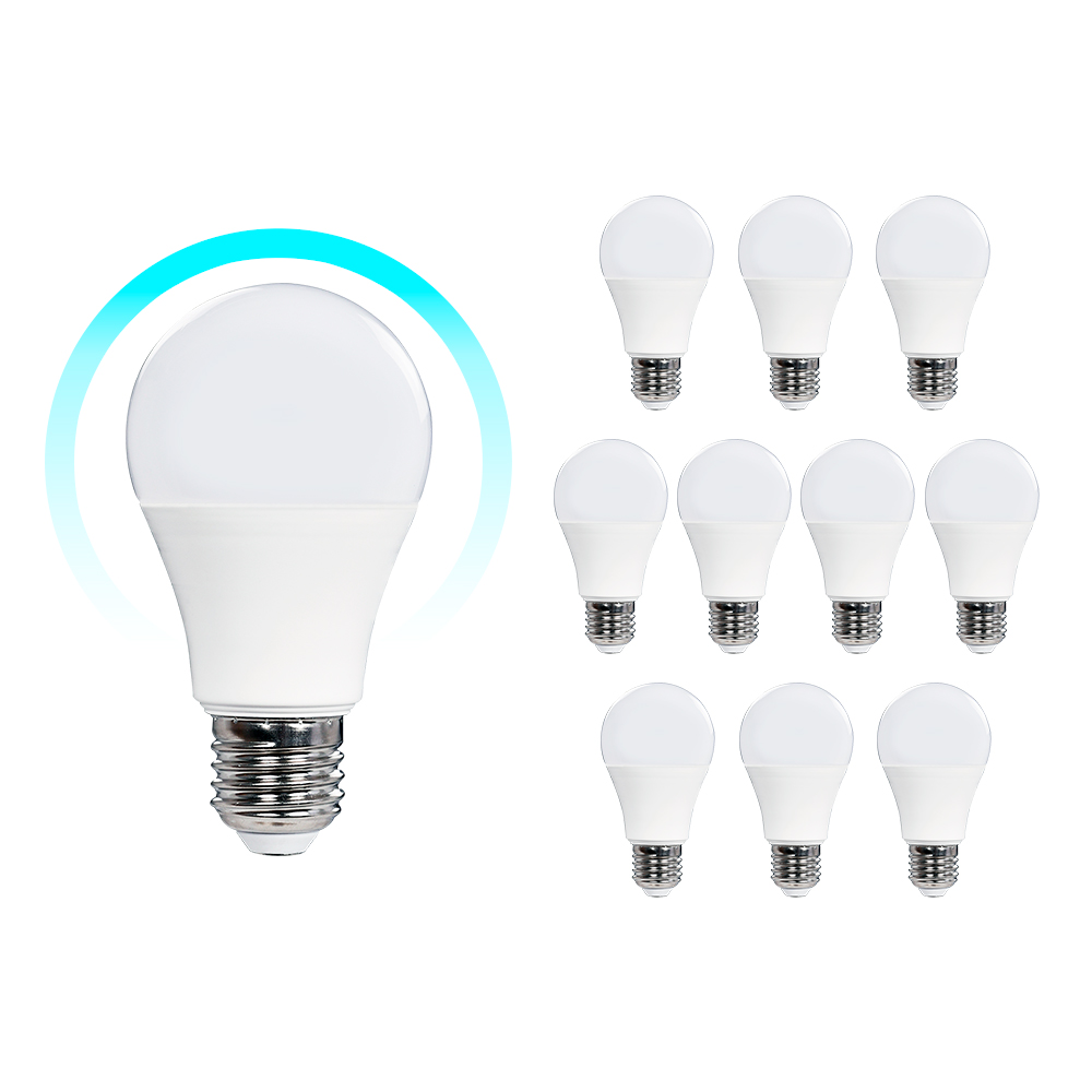 Foco Icon Led 10w A60 Luz Blanca Ilumina 75w Pack 10 Pzas