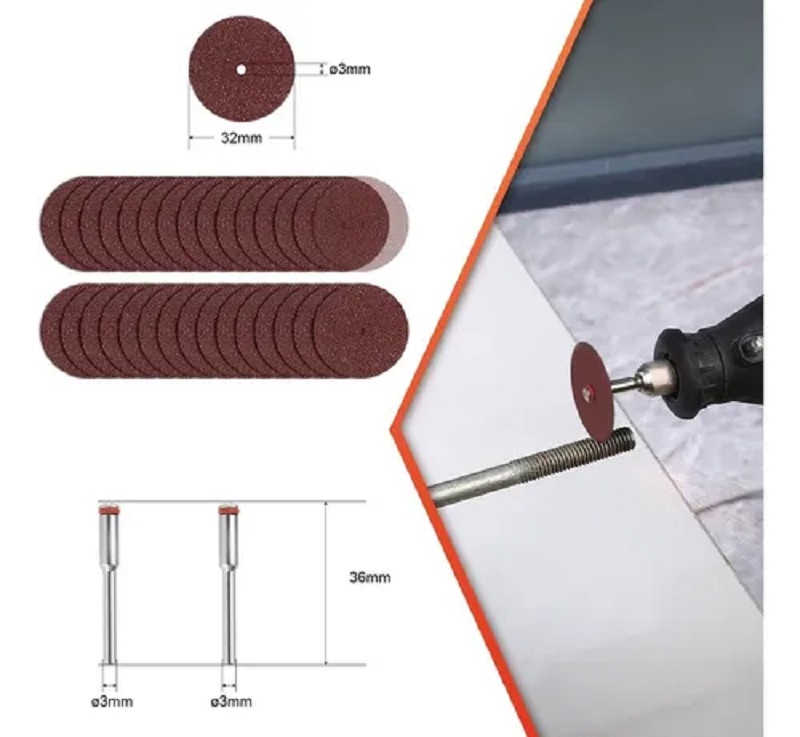 Disco De Corte De Metal Diamantado Para Dremel