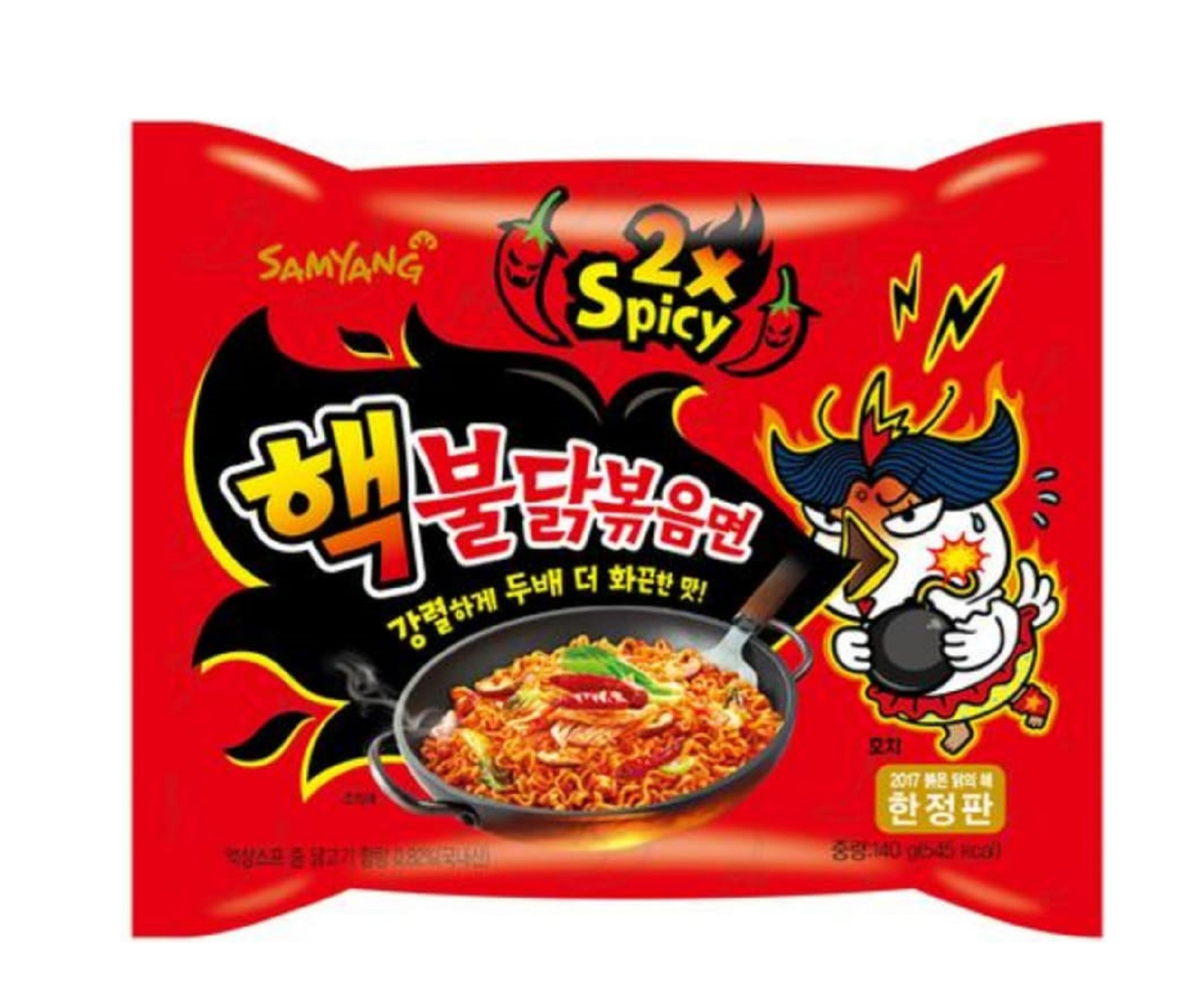 Sopa Instantánea Ramen Coreano Super Picante Buldak 5pzs