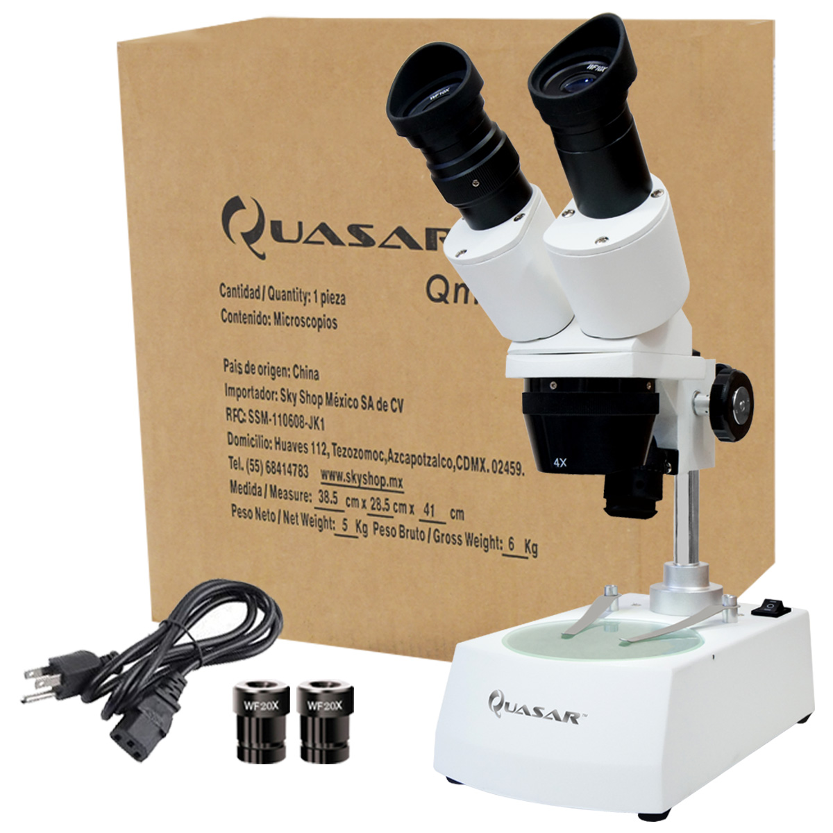 Microscopio Estereoscópico Quasar Qm15