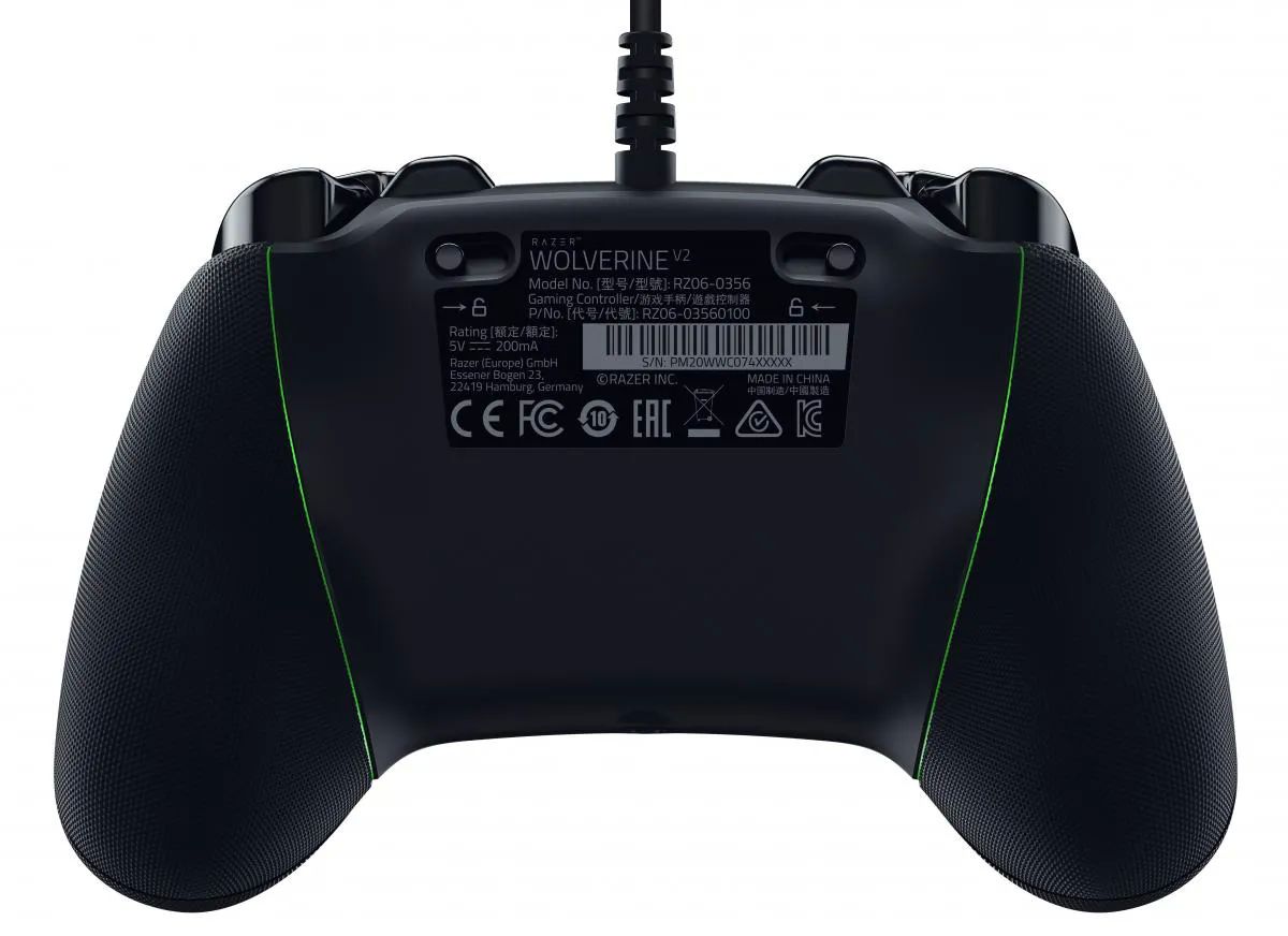 Control Alambrico Razer Wolverine V2 XBOX - Negro