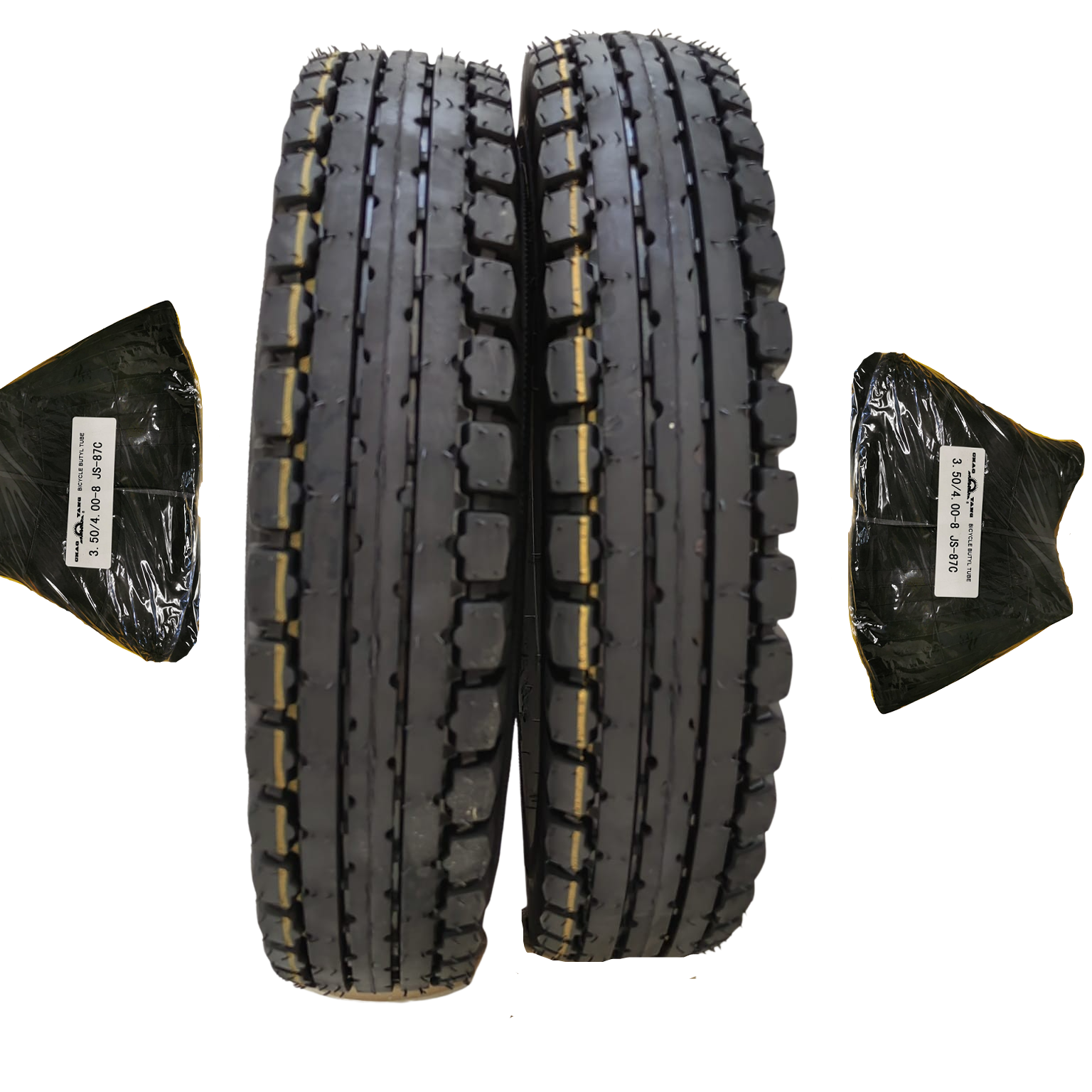 Llantas 4.00-8 De 8pr Epsilon (800 Kg) + Camaras 2 PZS