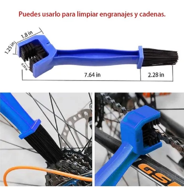 Herramienta De Cepillo De Limpieza Cadena De Bicicleta 8 Pcs