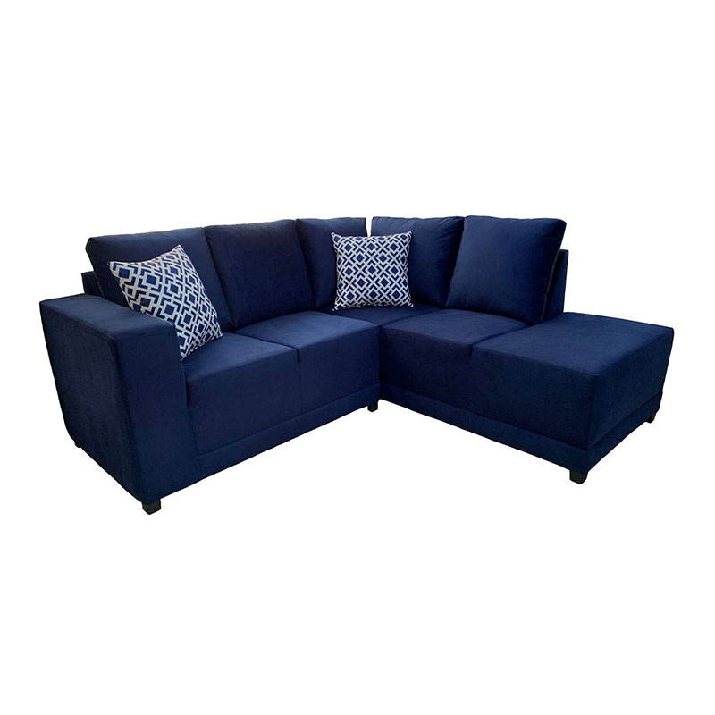 SALA BELMONT TELA COLOR AZUL MOBELO-ENTREGA ÚNICAMENTE EN CDMX, QUERÉTARO, PACHUCA, TOLUCA Y SUS ÁREAS METROPOLITANAS