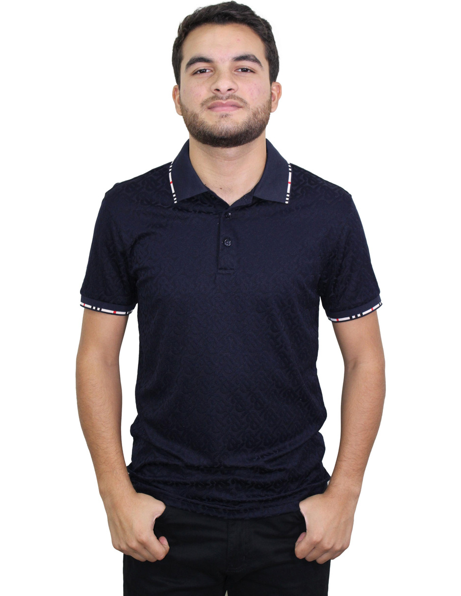 Playera Polo Caballero Marca Pavini P-2053-NAVY