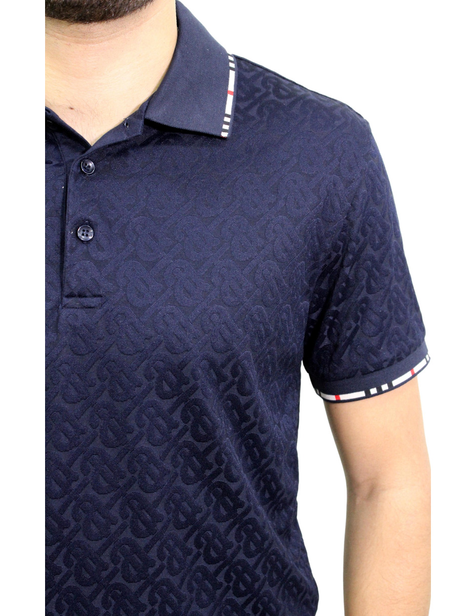 Playera Polo Caballero Marca Pavini P-2053-NAVY