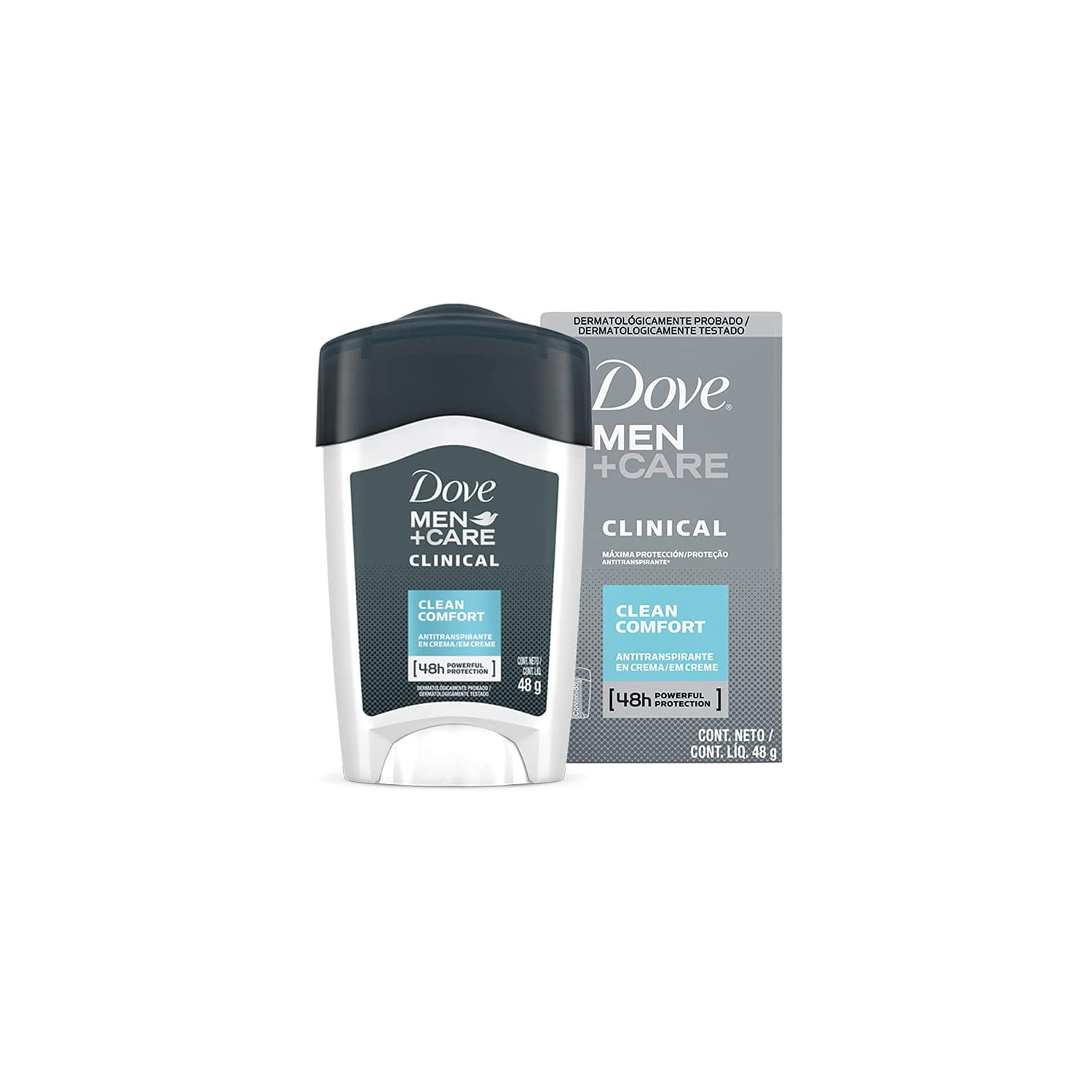 Dove Men+Care Antitranspirante Clinical Clean Comfort en crema 48 g