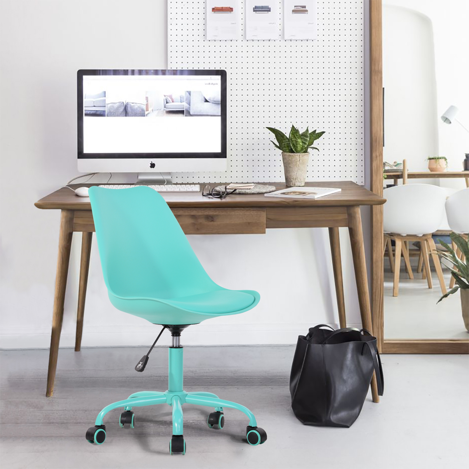 Furniture R Silla De Oficina Moderna Eames Blokhus Azul