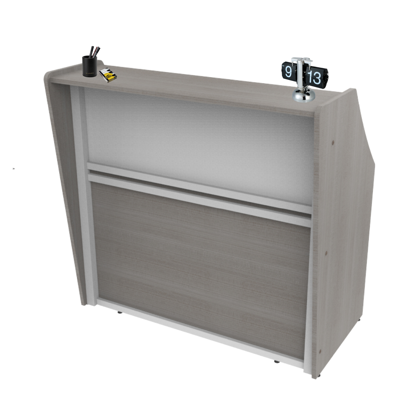 Recepción Recta con Policarbonato Modular Trento Mod.Z554