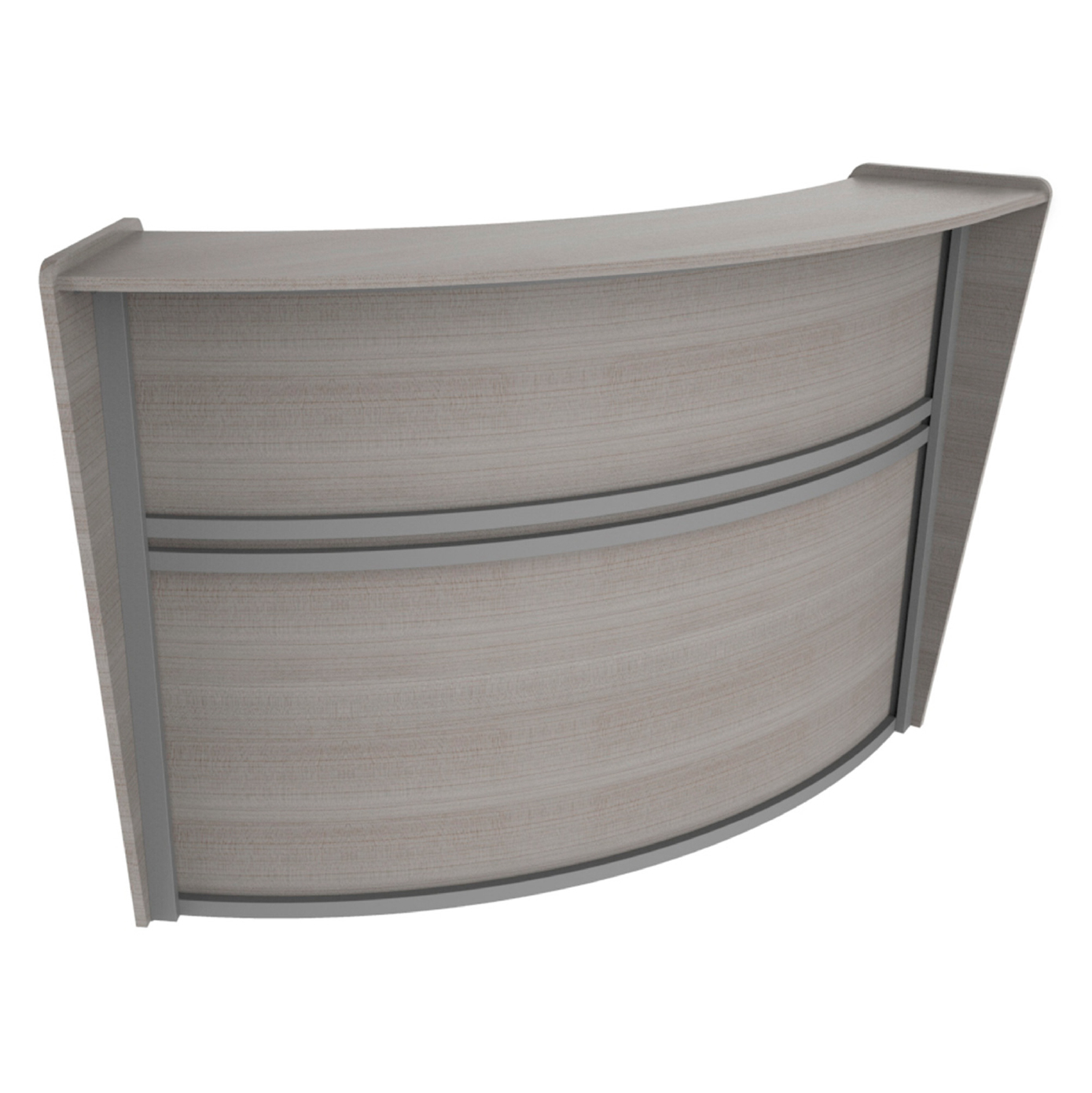 Recepción Curva con Policarbonato Modular Trento Mod.Z552