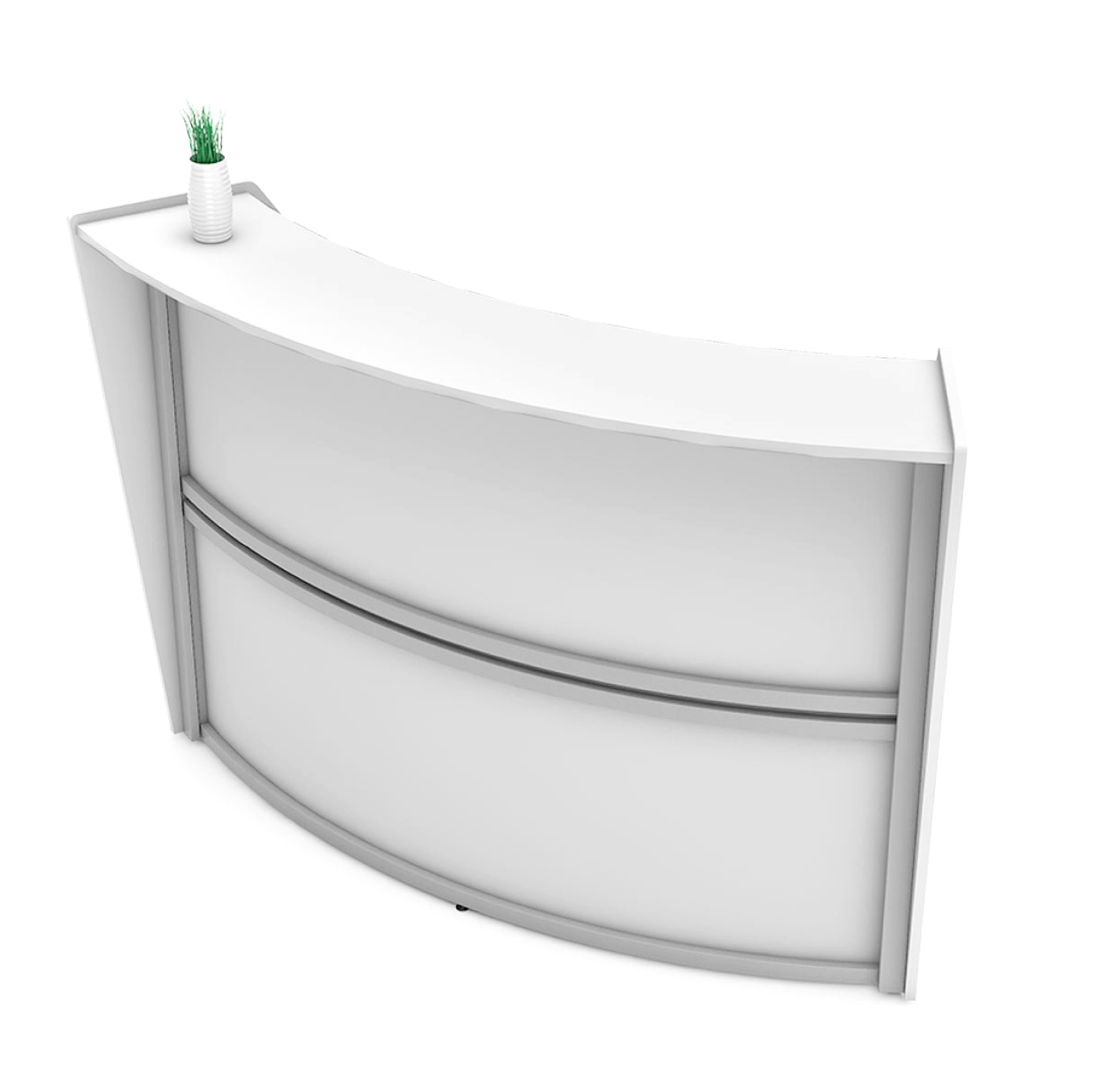 Recepción Curva con Policarbonato Modular Trento Mod.Z552