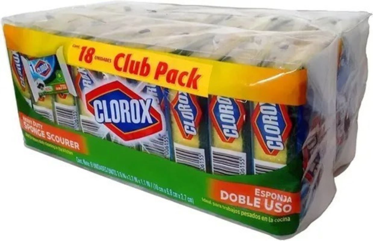 Esponja Lava trastes Clorox 642512 Doble Uso 