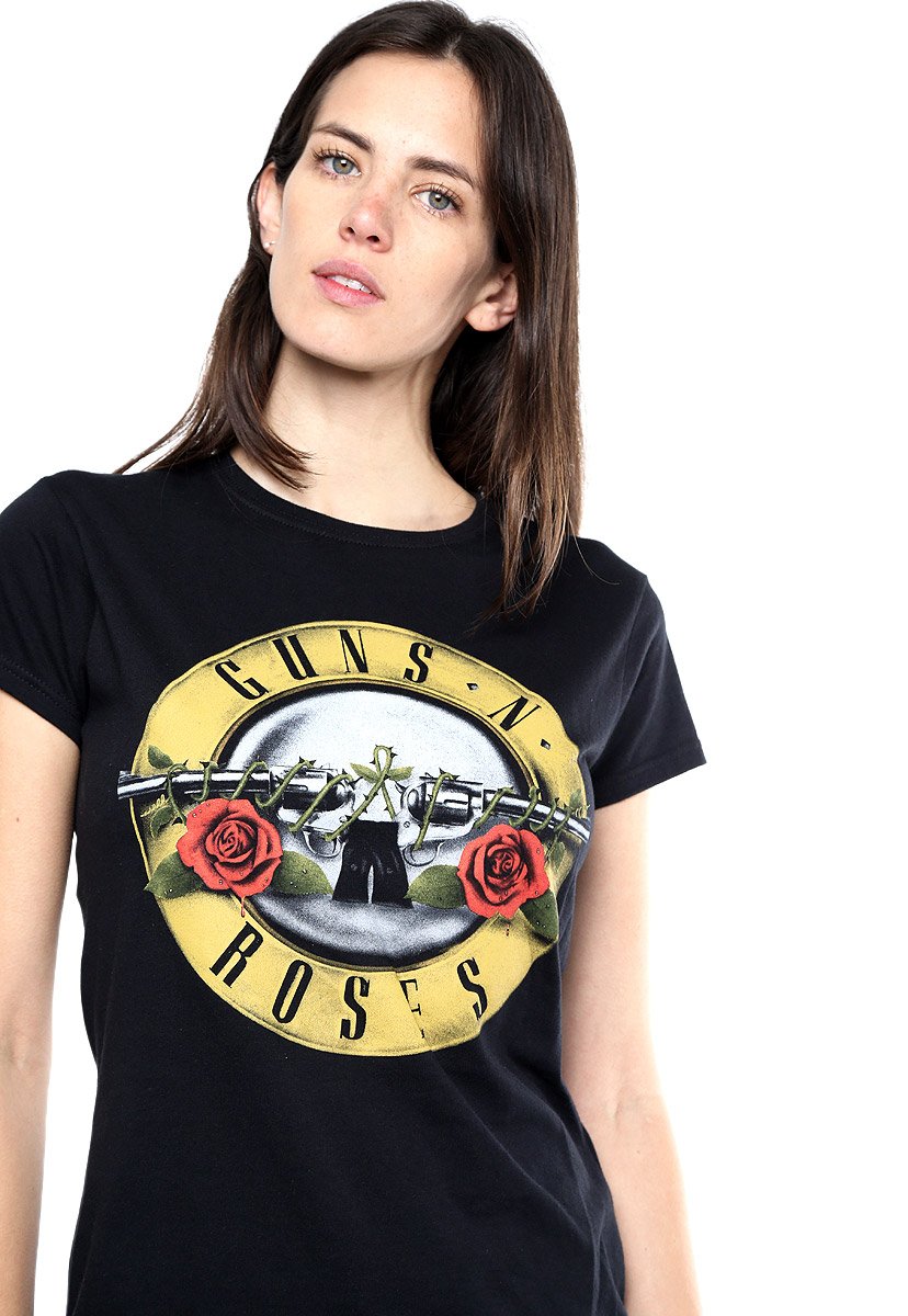 Guns N Roses Playera de Dama
