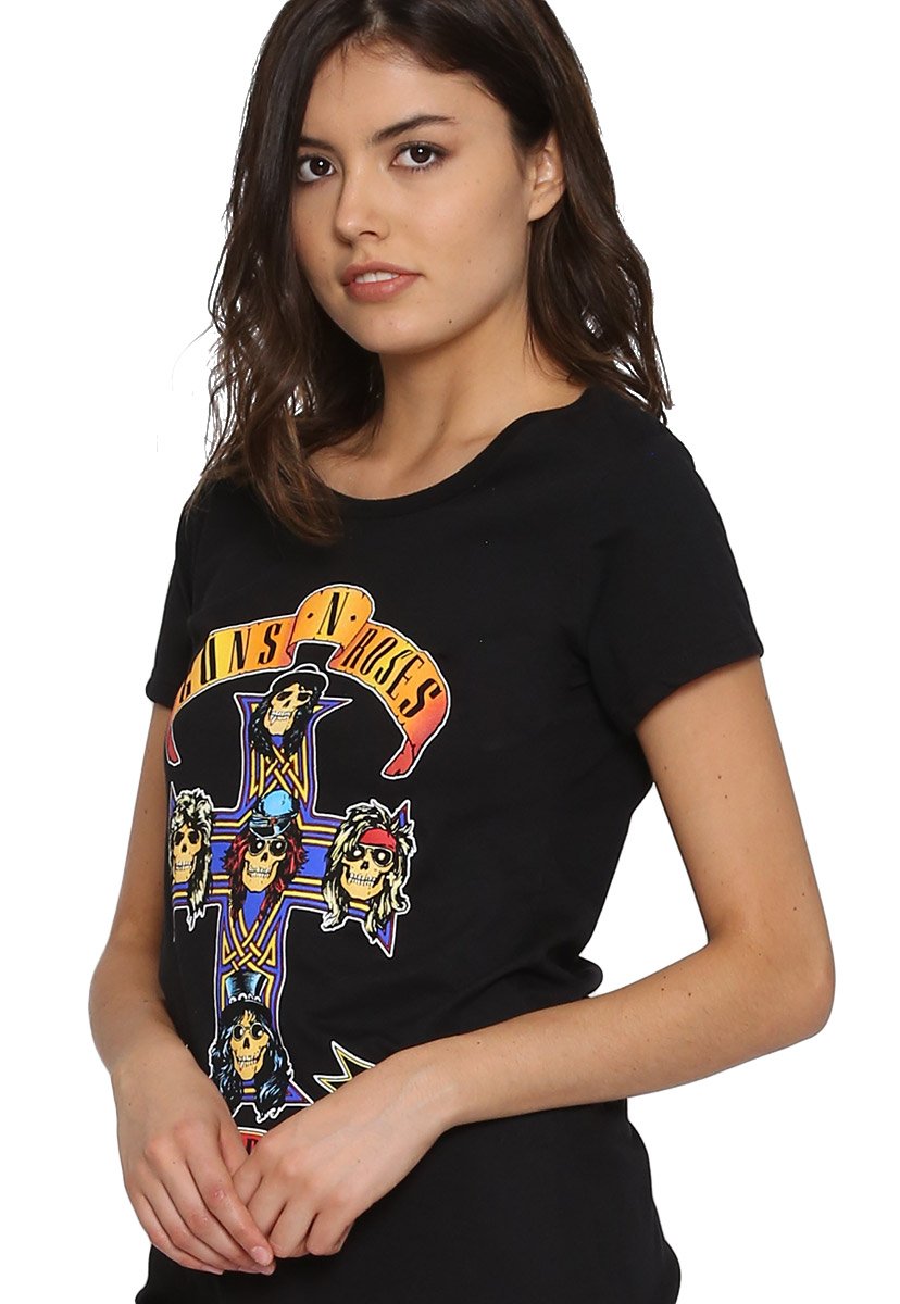Guns N Roses Appetite for Destruction Playera de Dama.
