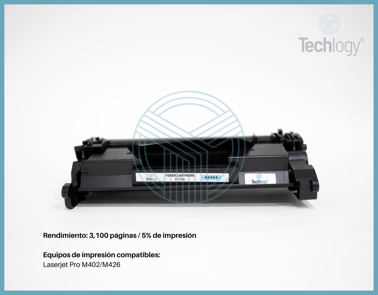 Toner Techlogy Cf226a 26a M402 M426 M426fdn MFP M426fdw MFP