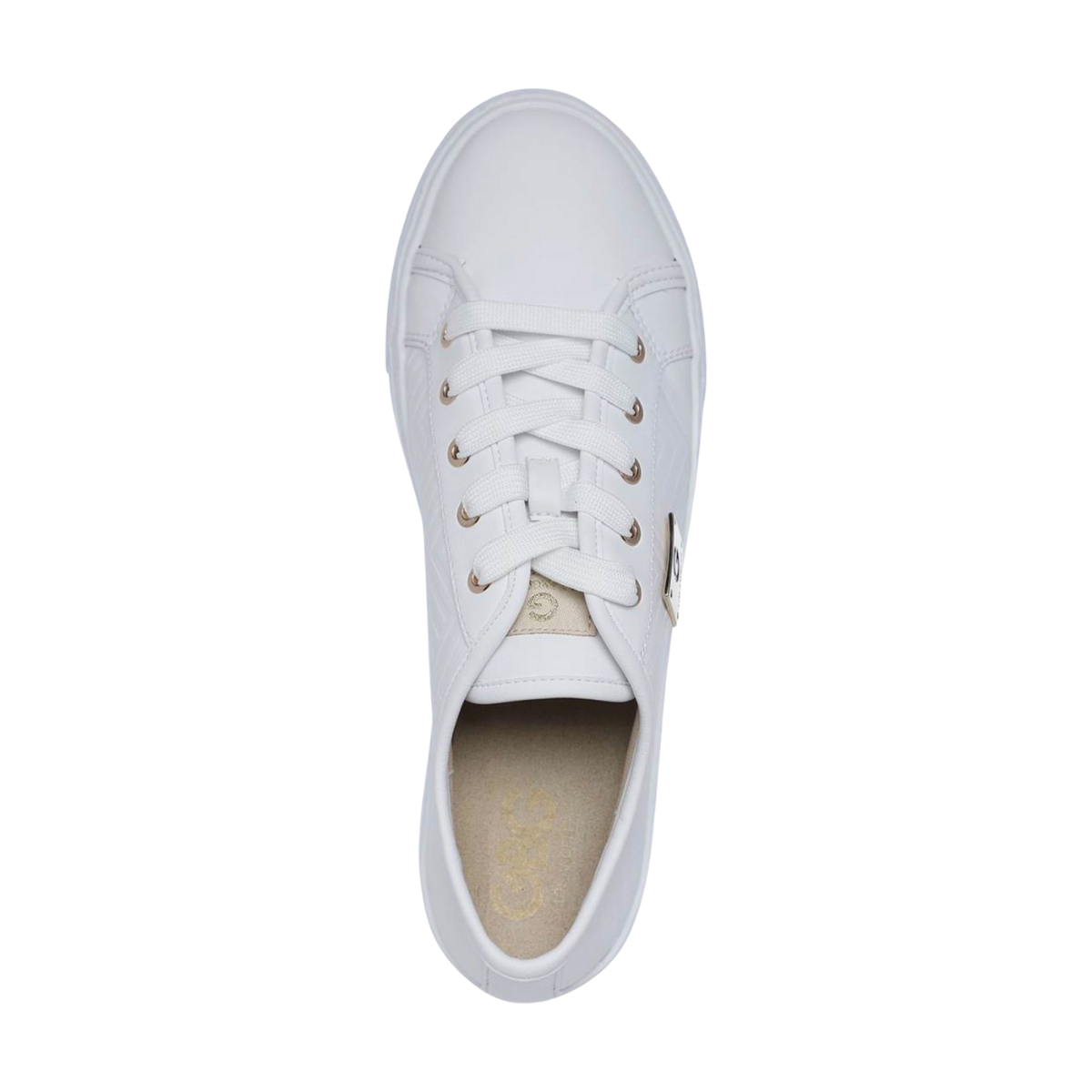 Tenis Guess Blanco Para Dama Gglavoro-n Casual