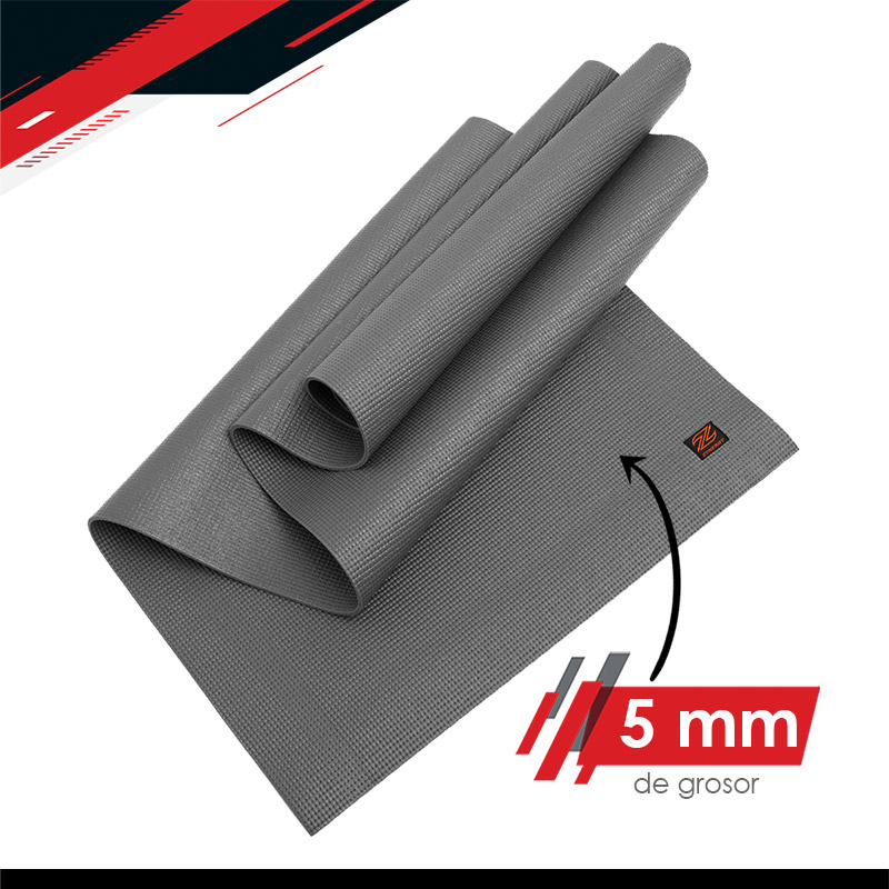 Tapete De Yoga / Fitness Zynergy 5mm De Grosor 173x61cm