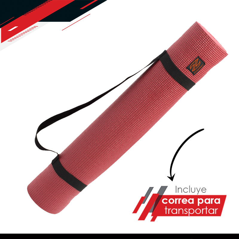 Tapete De Yoga / Fitness Zynergy 5mm De Grosor 173x61cm
