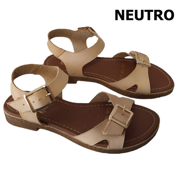 HUARACHE SANDALIA JUVENIL MUJER TACÓN BAJO K.ROLINE MOD.3701