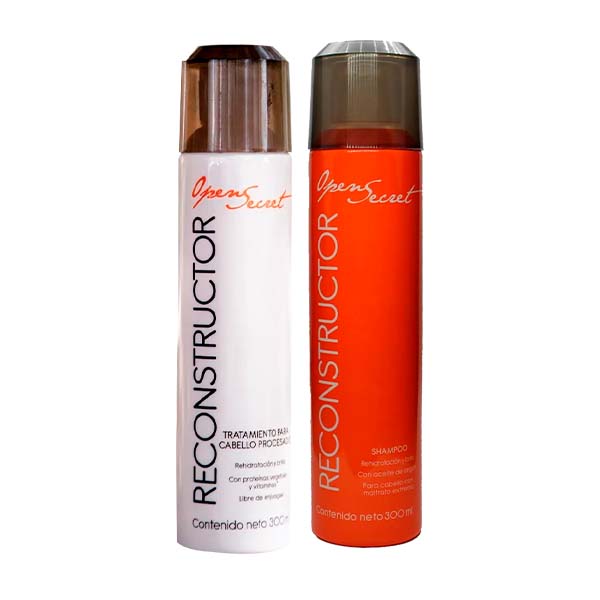 Duo Shampoo Y Tratamiento Reconstructor Open Secret Para Cabello