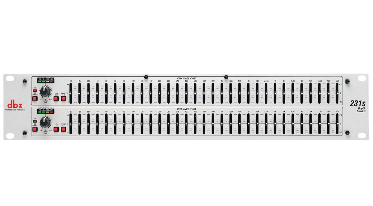 Ecualizador Gráfico Dbx 231s De 31 Bandas Doble Canal
