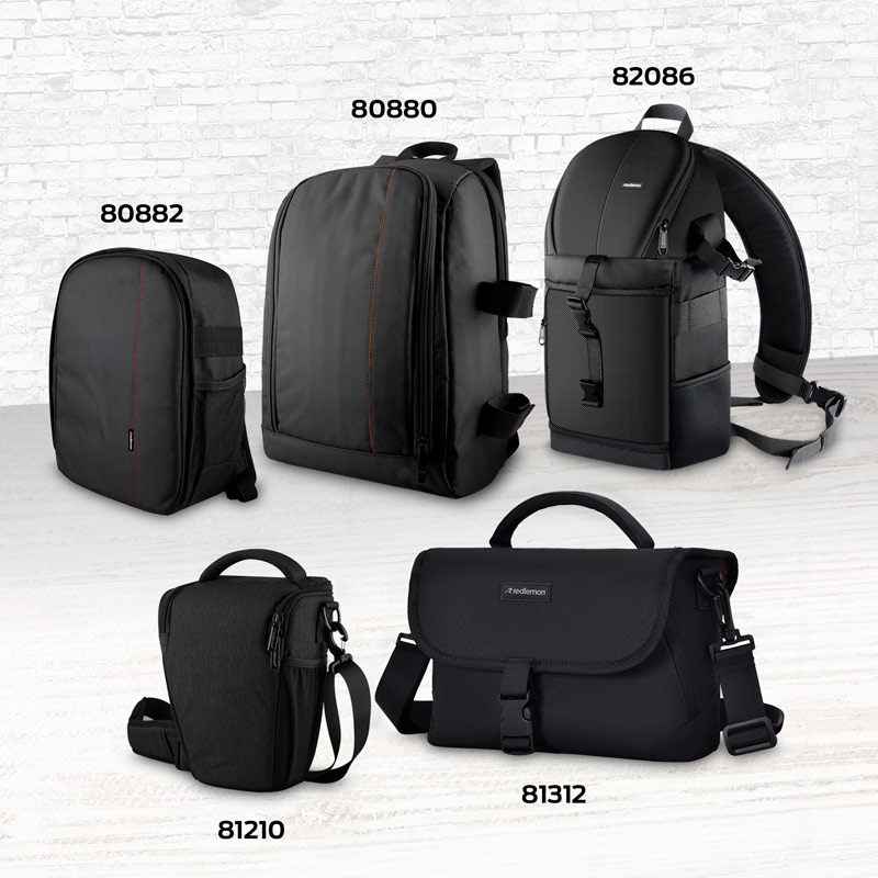 Mochila para Cámara Fotográfica Tipo Maletín con Separadores Redlemon
