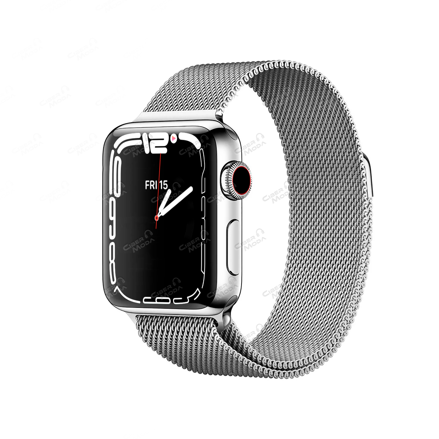 Correa Para Apple Watch 42 / 44 Mm Milanés De Acero Inoxidable