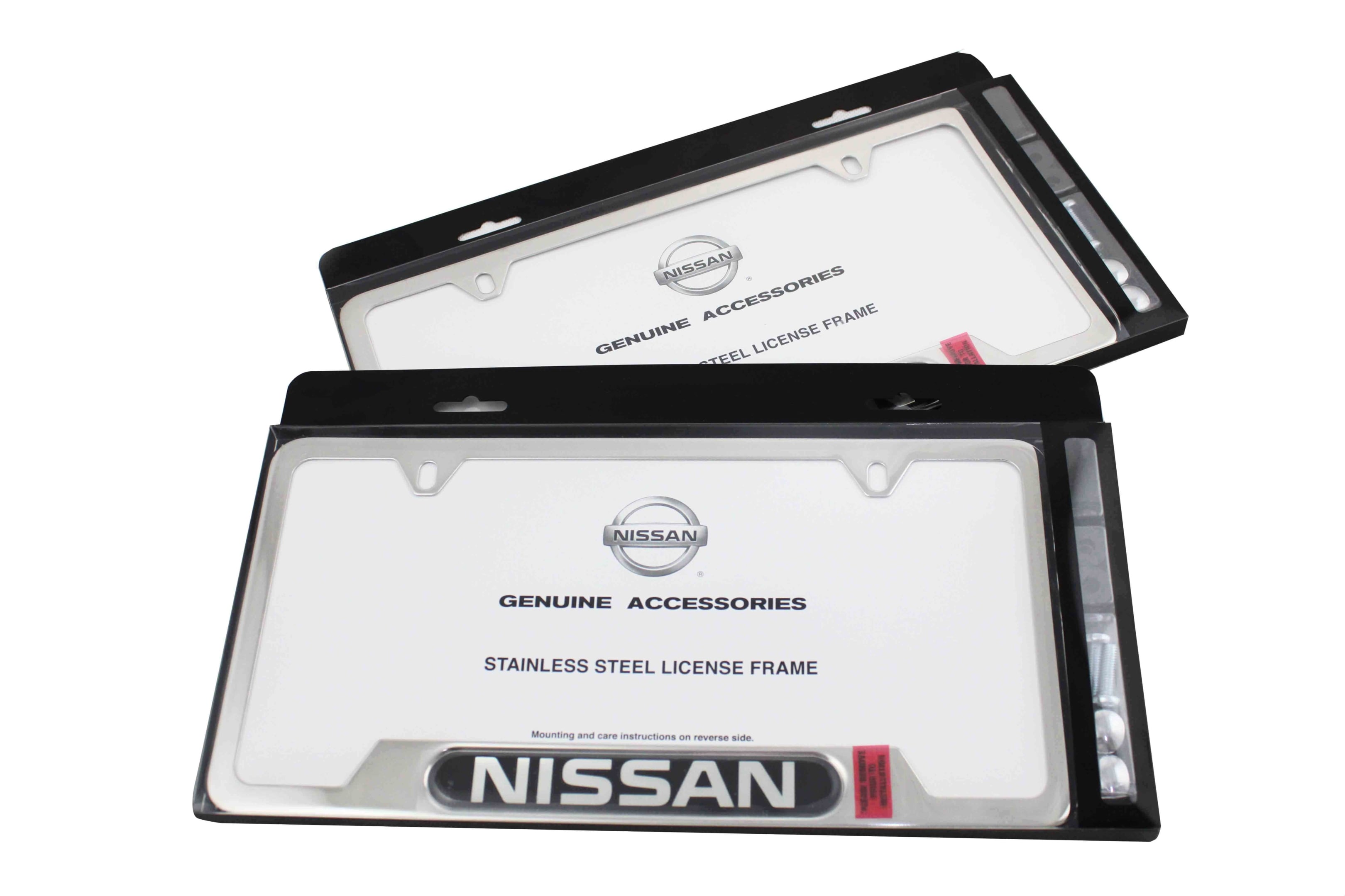 Porta Placas Cromado Nissan Original