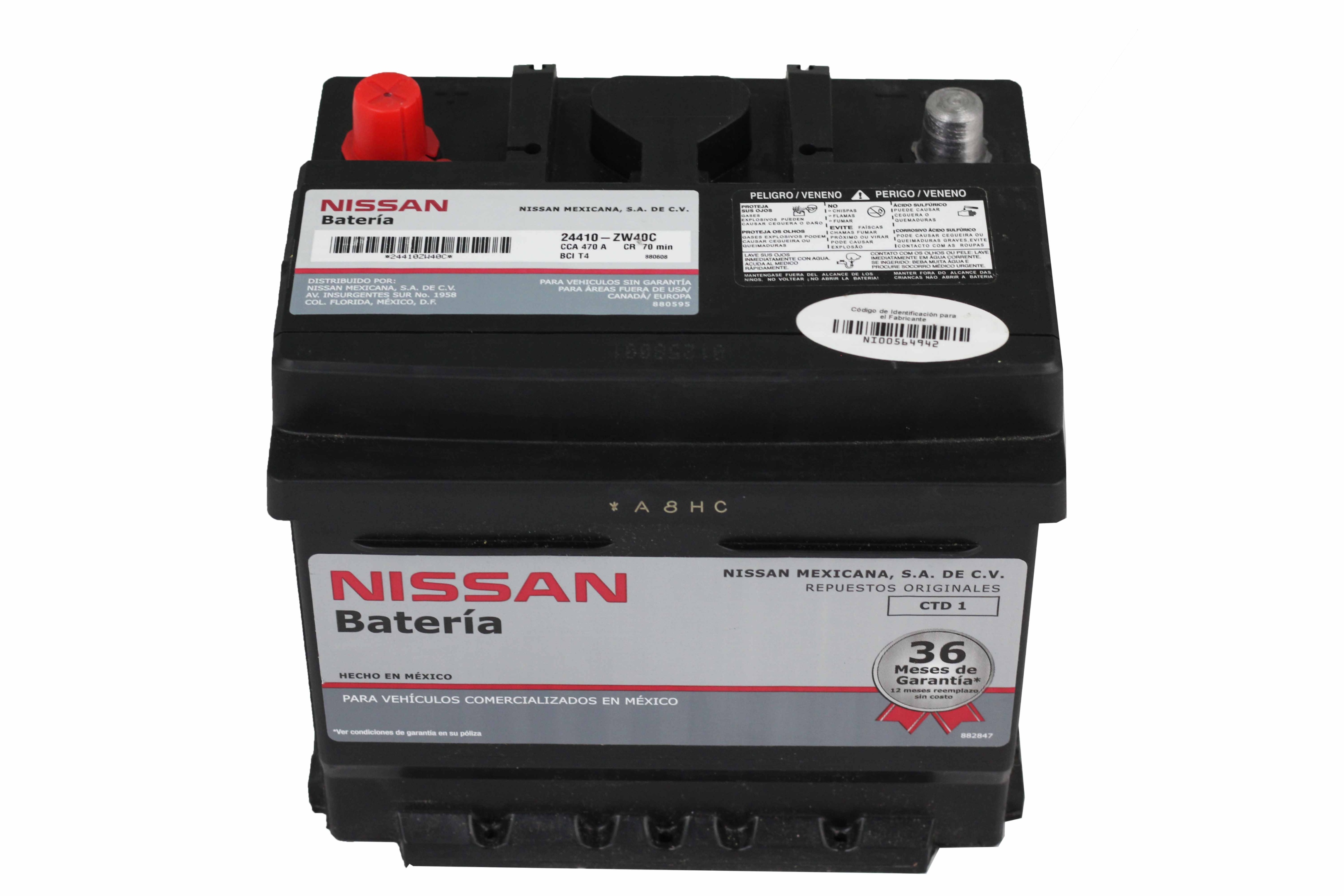 Batería Nissan Original Versa March Tiida