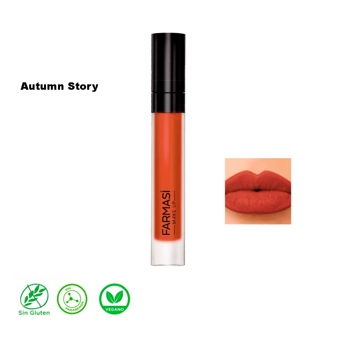 Labial Liquido Matte Farmasi  Larga Duracion Y Alta Cobertura Maquillaje Para Labios