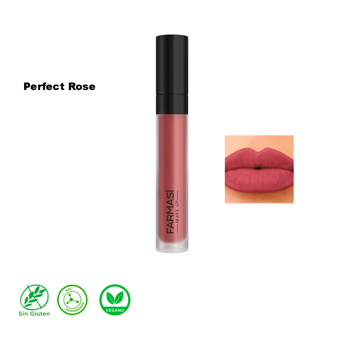 Labial Liquido Matte Farmasi  Larga Duracion Y Alta Cobertura Maquillaje Para Labios