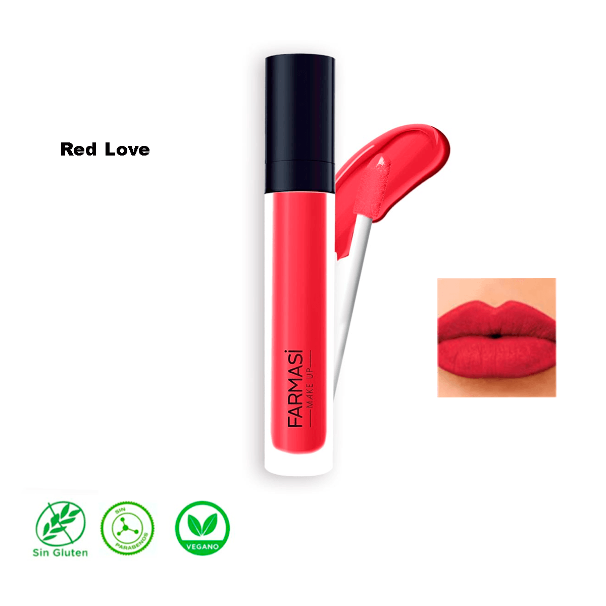 Labial Liquido Matte Farmasi  Larga Duracion Y Alta Cobertura Maquillaje Para Labios