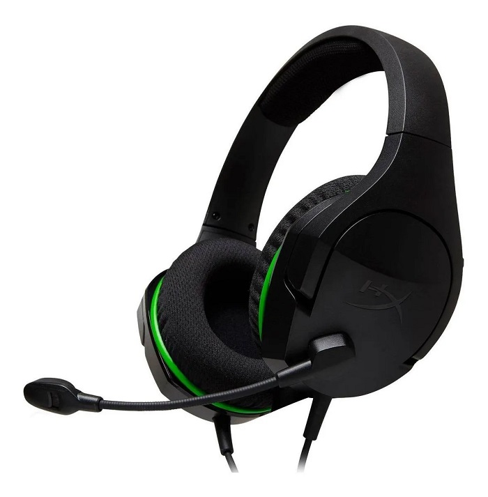 Audífonos gamer negro y verde