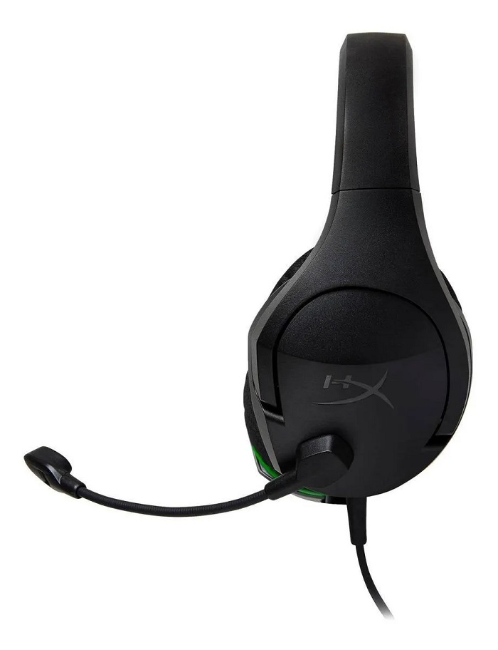 Audífonos gamer negro y verde