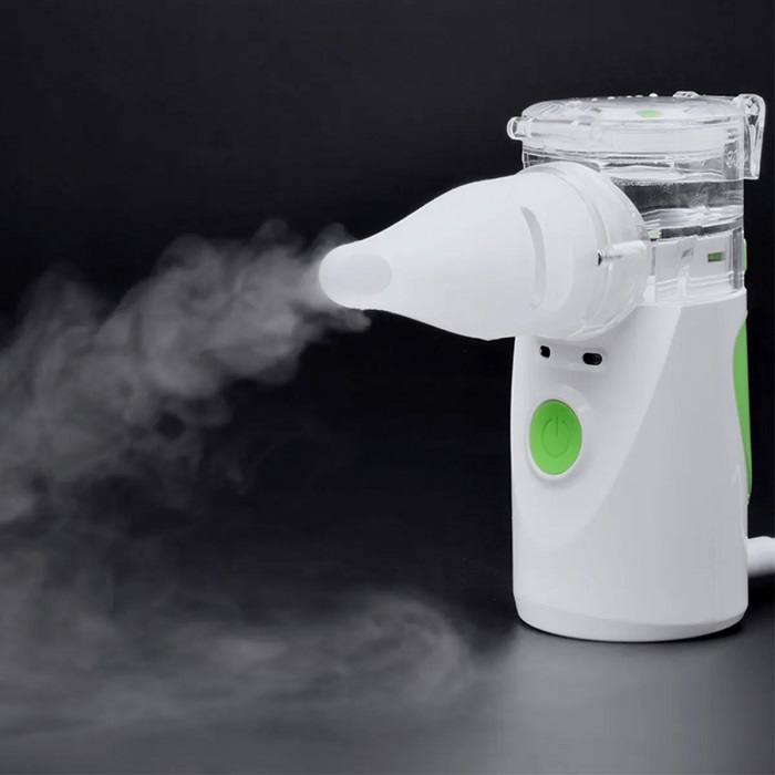 Nebulizador Ultrasónico De Mano Portátil Blanco con Verde