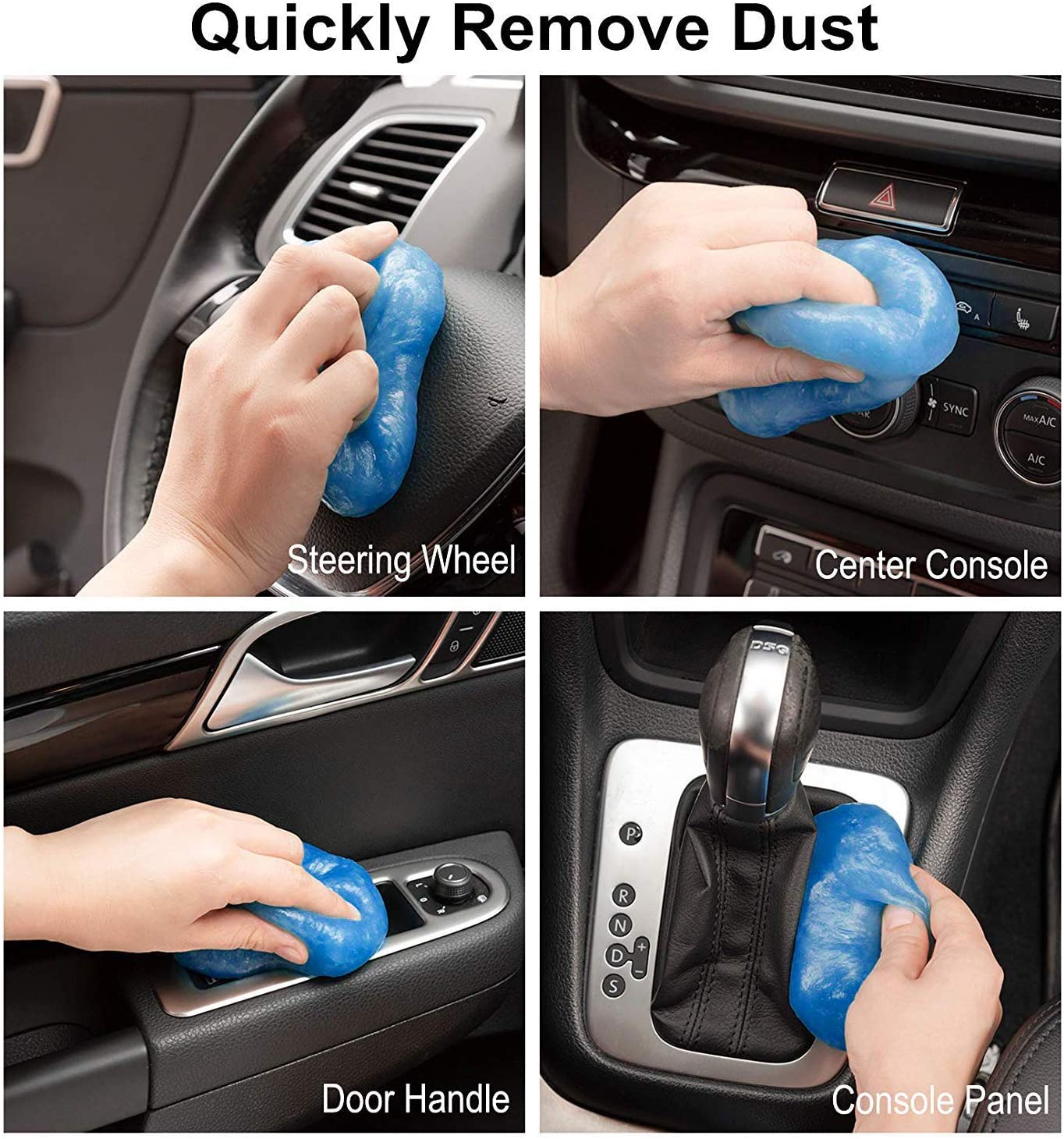 Gel de Limpieza para Detalles de Coche, Masilla de Limpieza para Coche, Limpiador Teclado Gel Universal de Limpieza de Polvo, para Computadoras, Ventilaciones de Automóviles, Impresoras