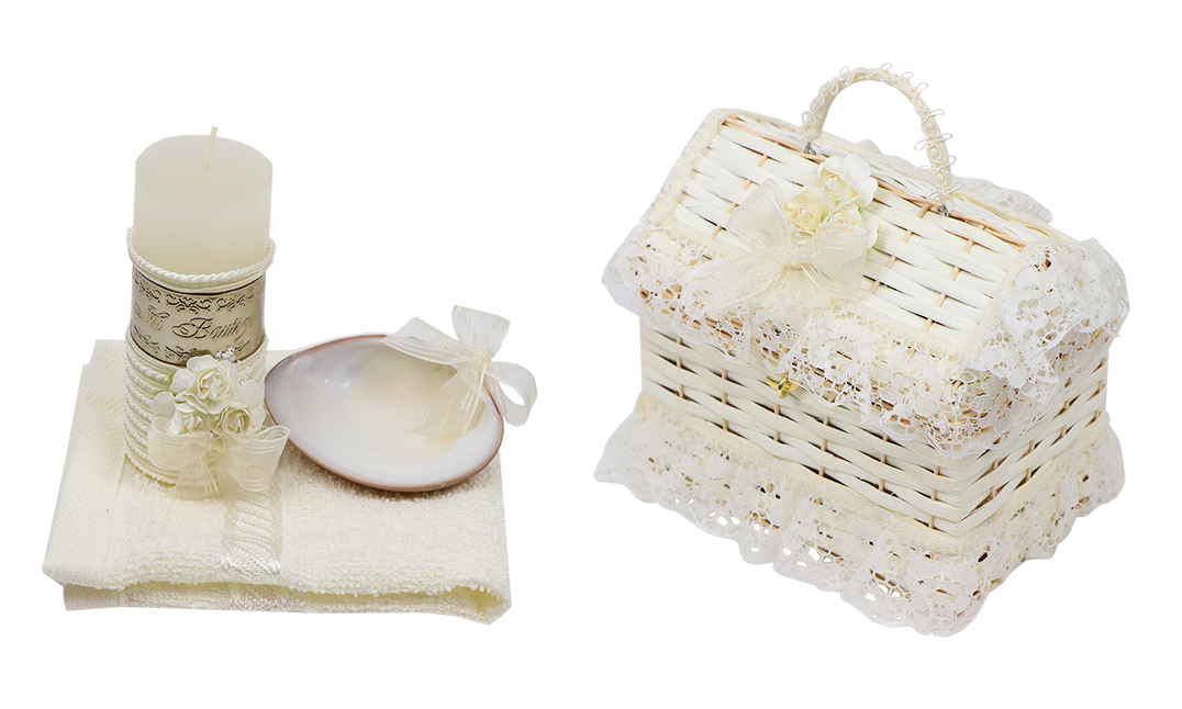 Vela para Bautizo Niña y Niño Paloma Rubio Set 01