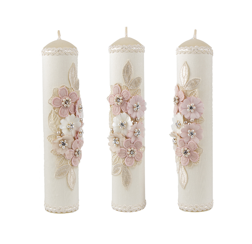 Vela para bautizo niña Paloma Rubio Set 22