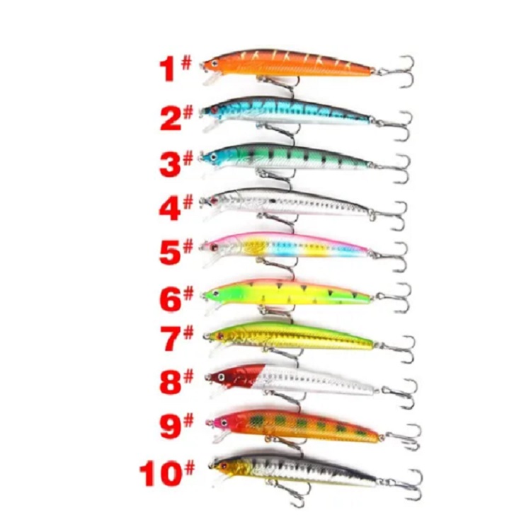 Señuelos Para Pesca En Río Con Diseño De Piscardo 10 Uds