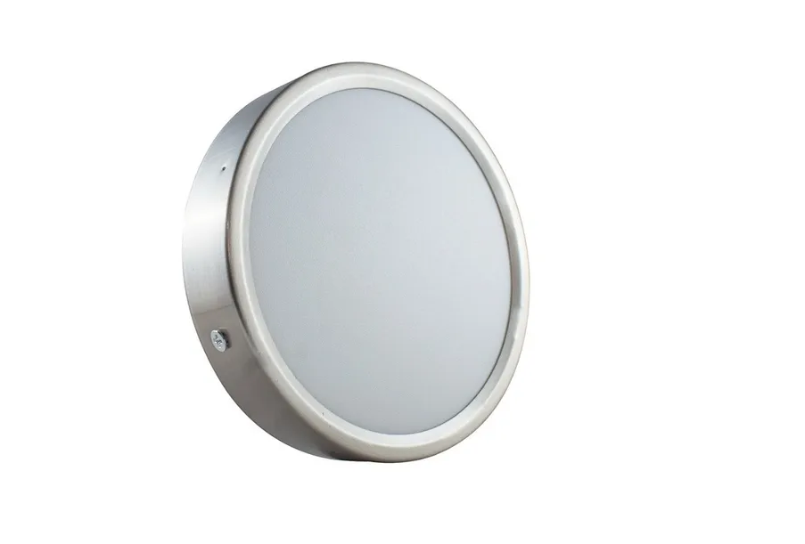 Lampara Panel Sobreponer Led 12w Acabado Satinado Luz Blanca